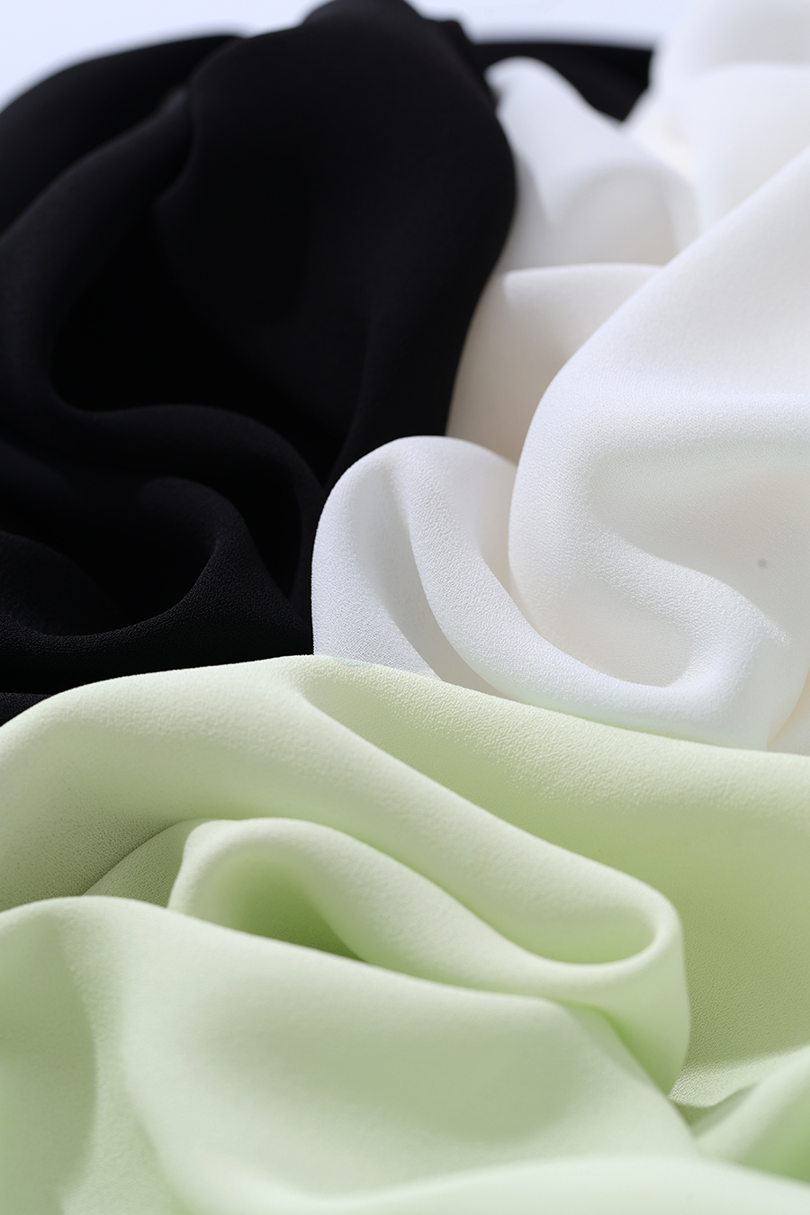 Ruffle Pleated Chiffon Top