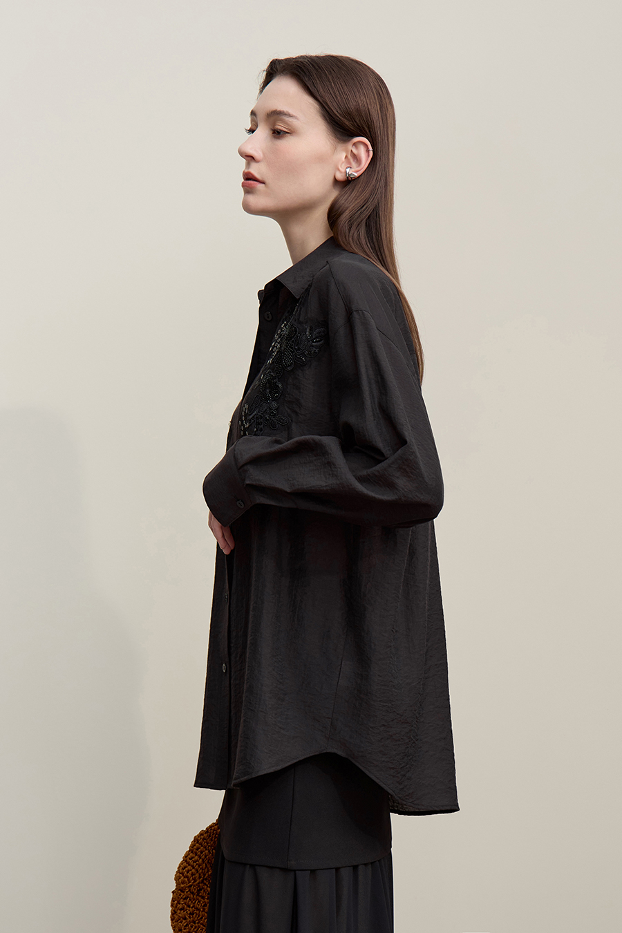 Romantic Lace Yoke Shirt