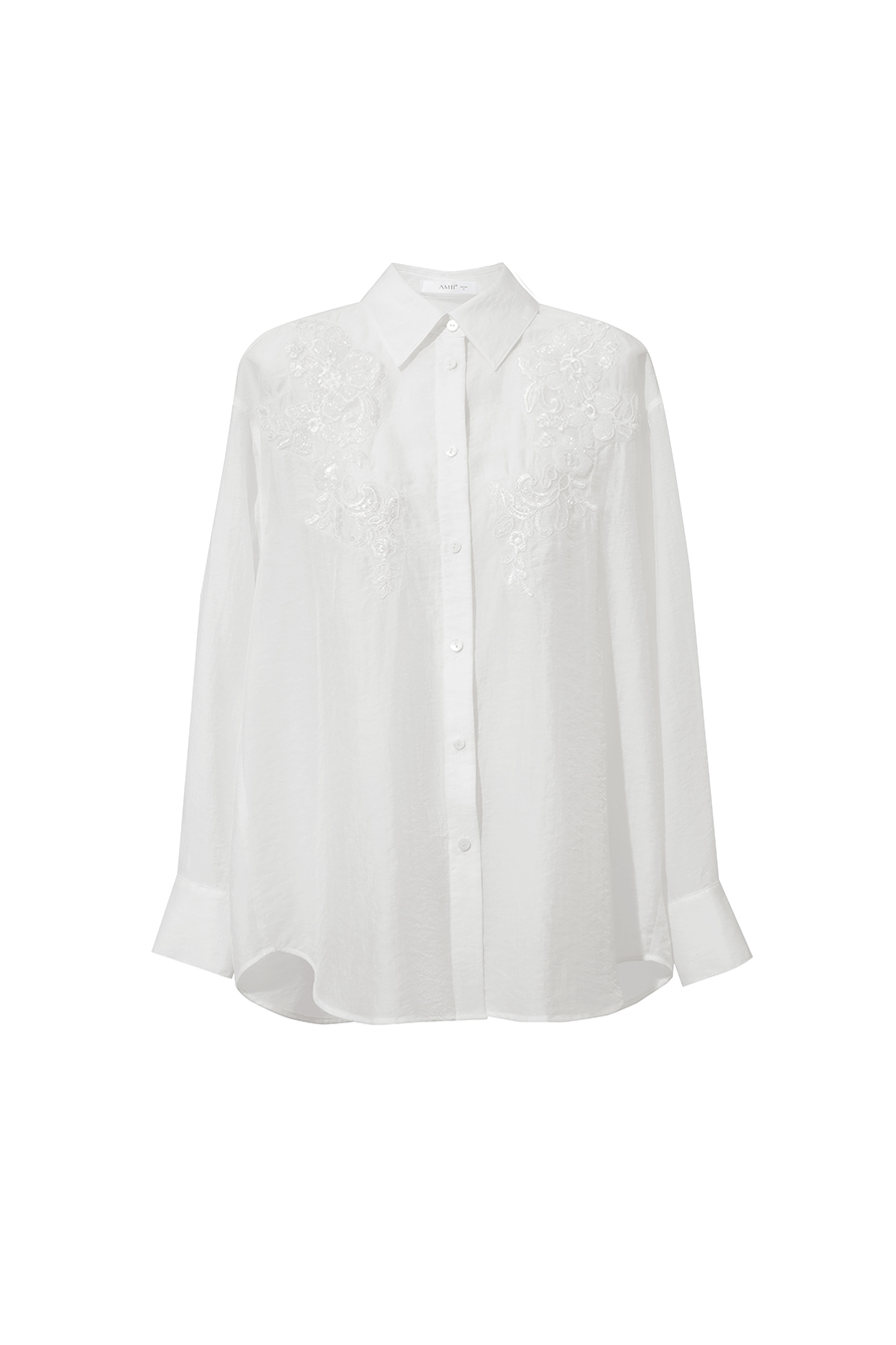 Romantic Lace Yoke Shirt