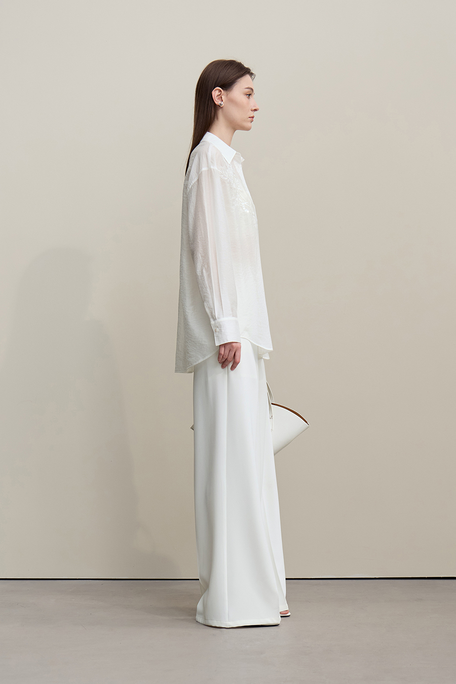 Romantic Lace Yoke Shirt