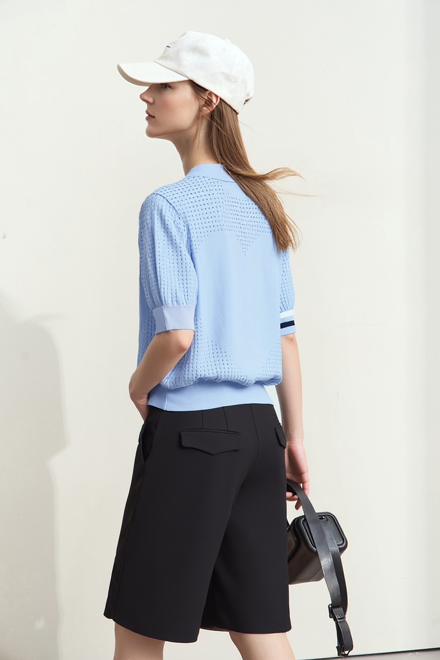 Polo Collar Knitted Sweater