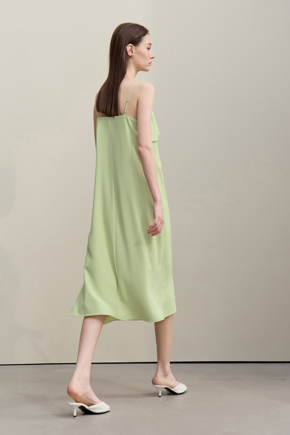 Ruffled Camisole Dress