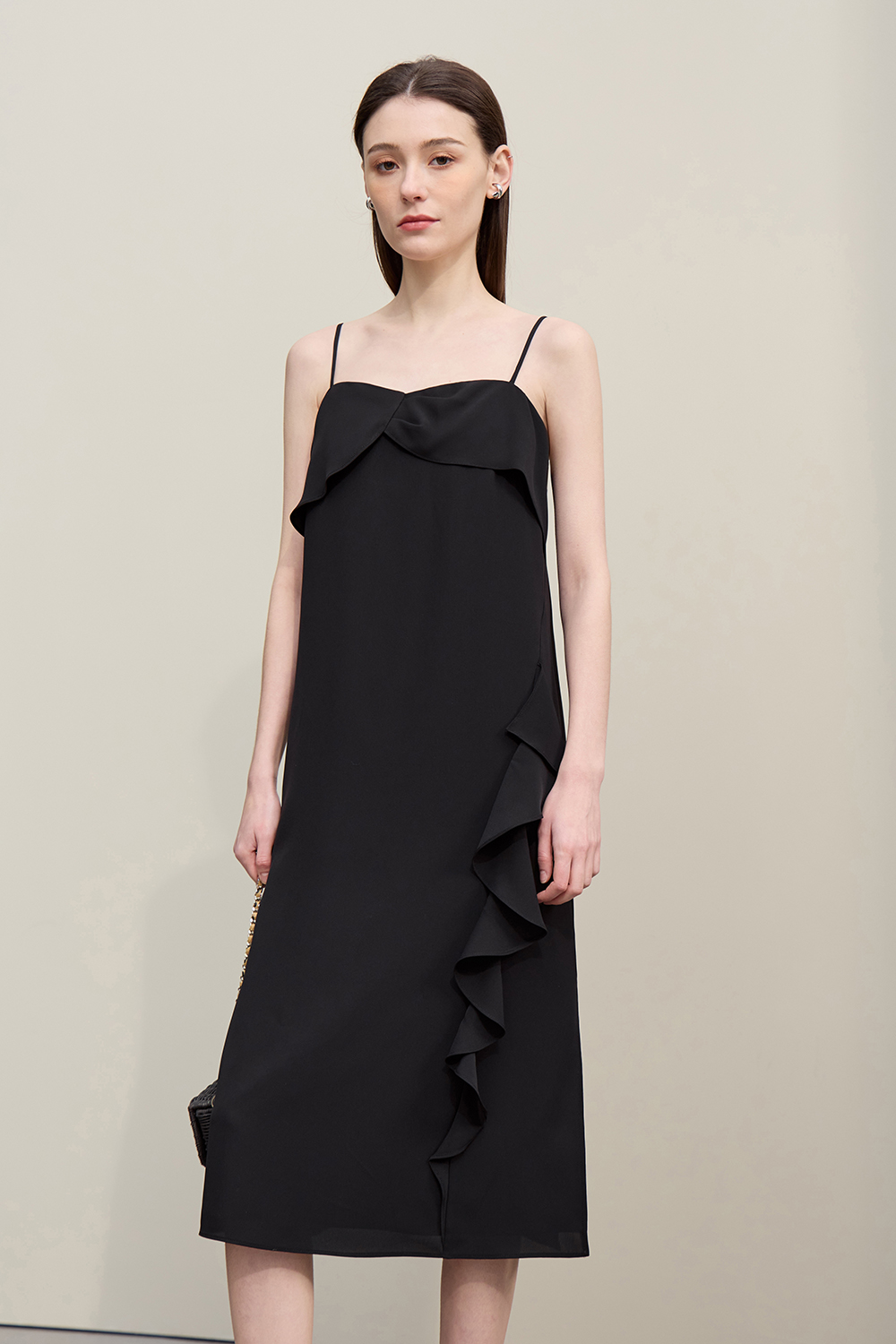 Ruffled Camisole Dress