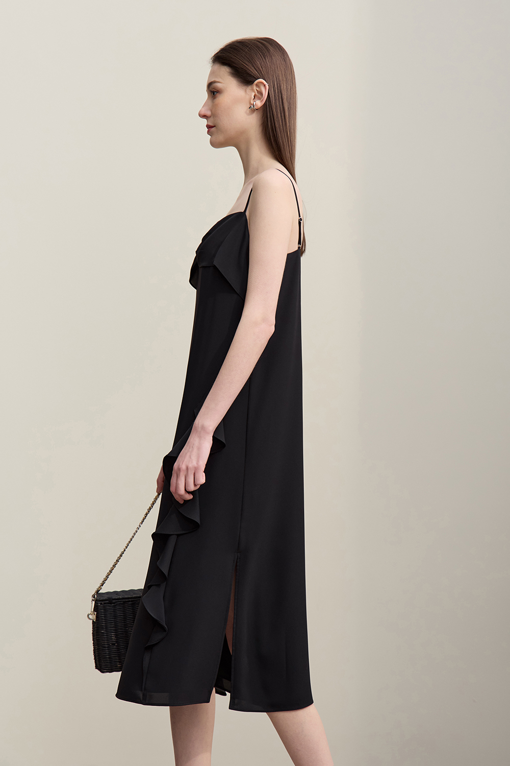 Ruffled Camisole Dress