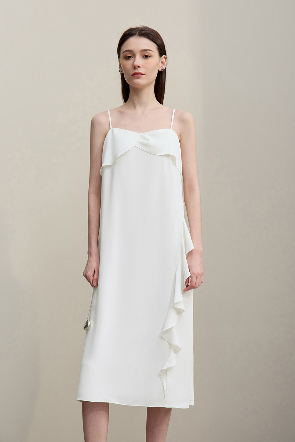 Ruffled Camisole Dress