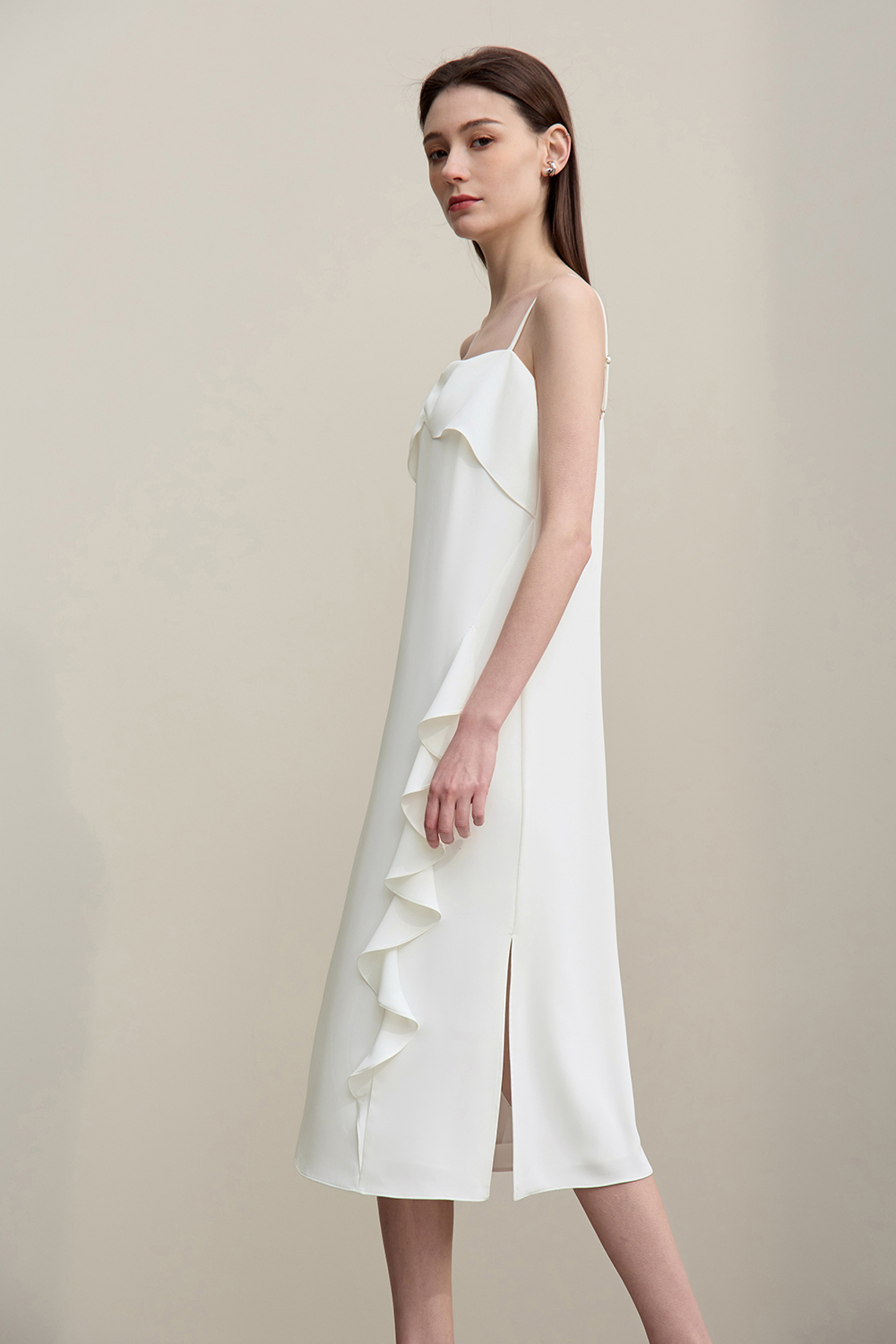 Ruffled Camisole Dress