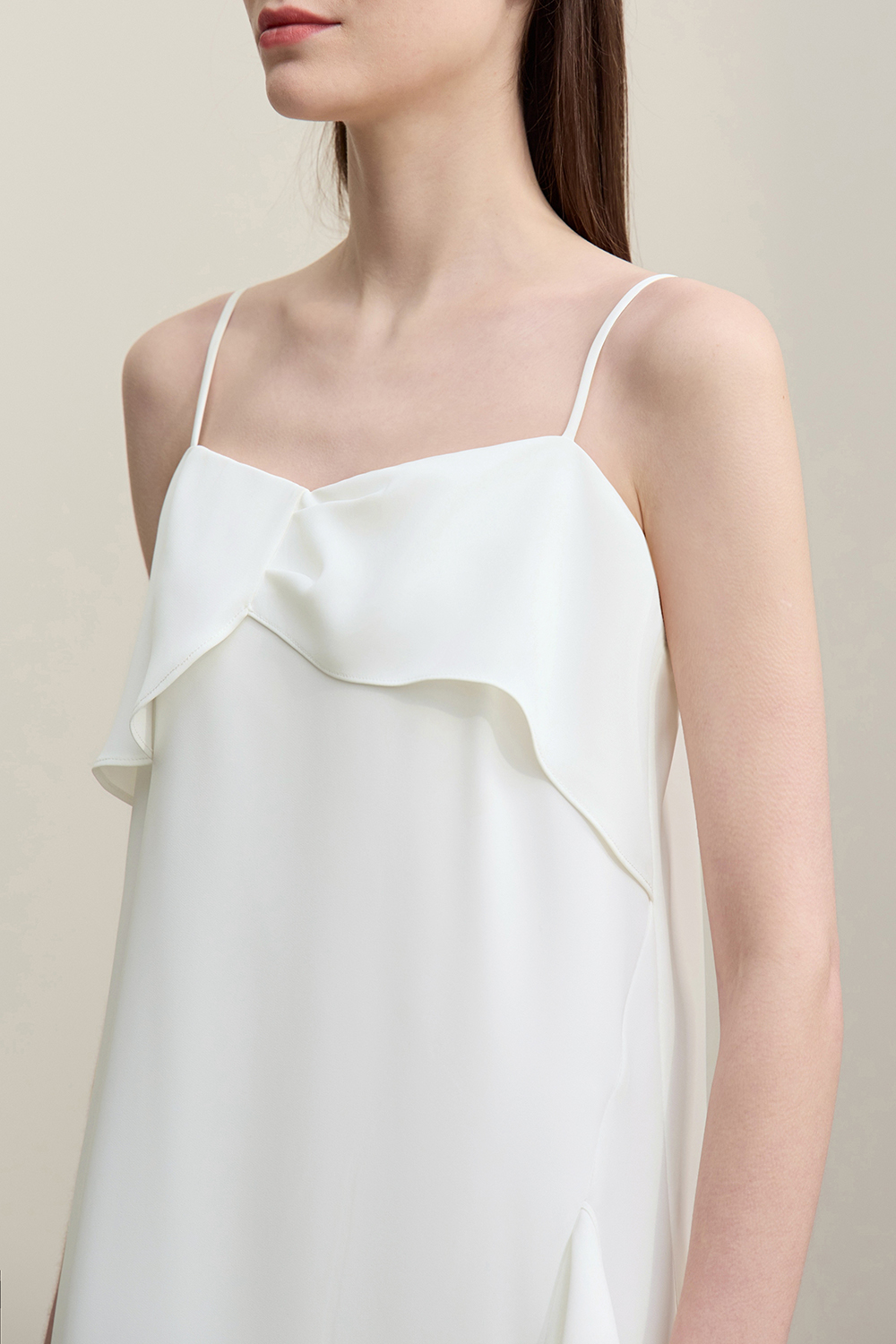 Ruffled Camisole Dress