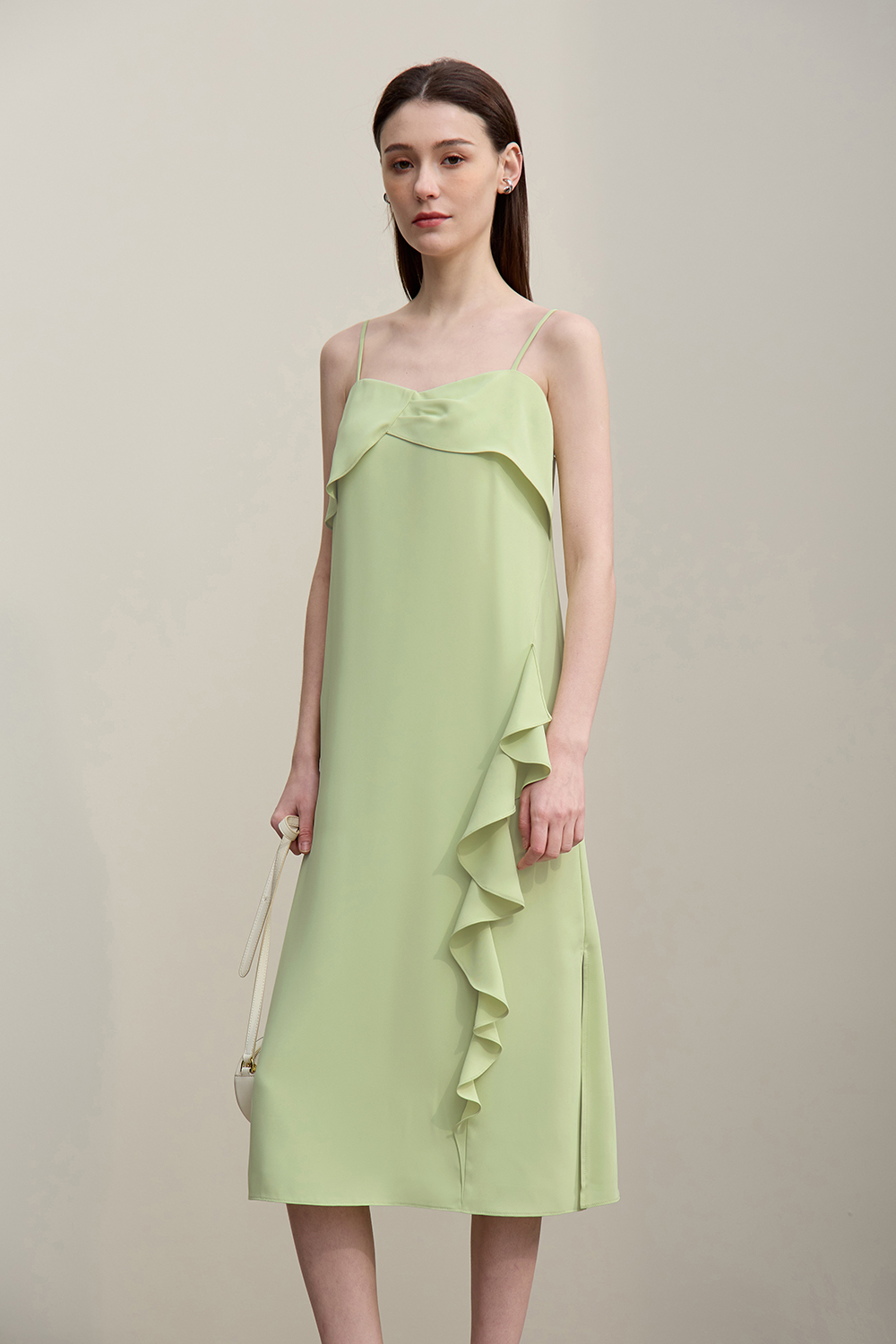 Ruffled Camisole Dress