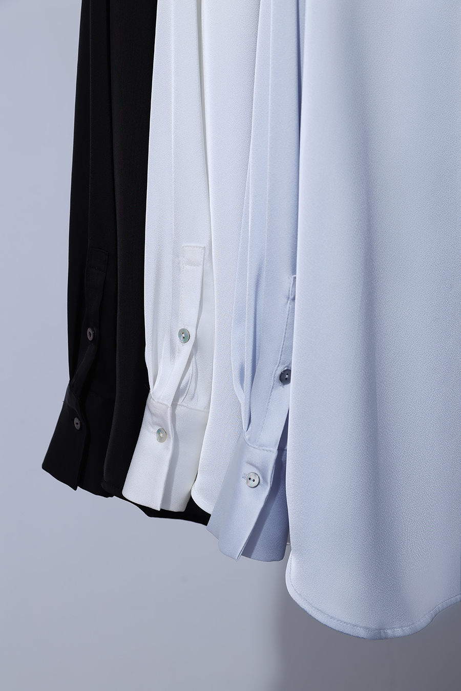 Sheer Mesh Lace Chiffon Blouse