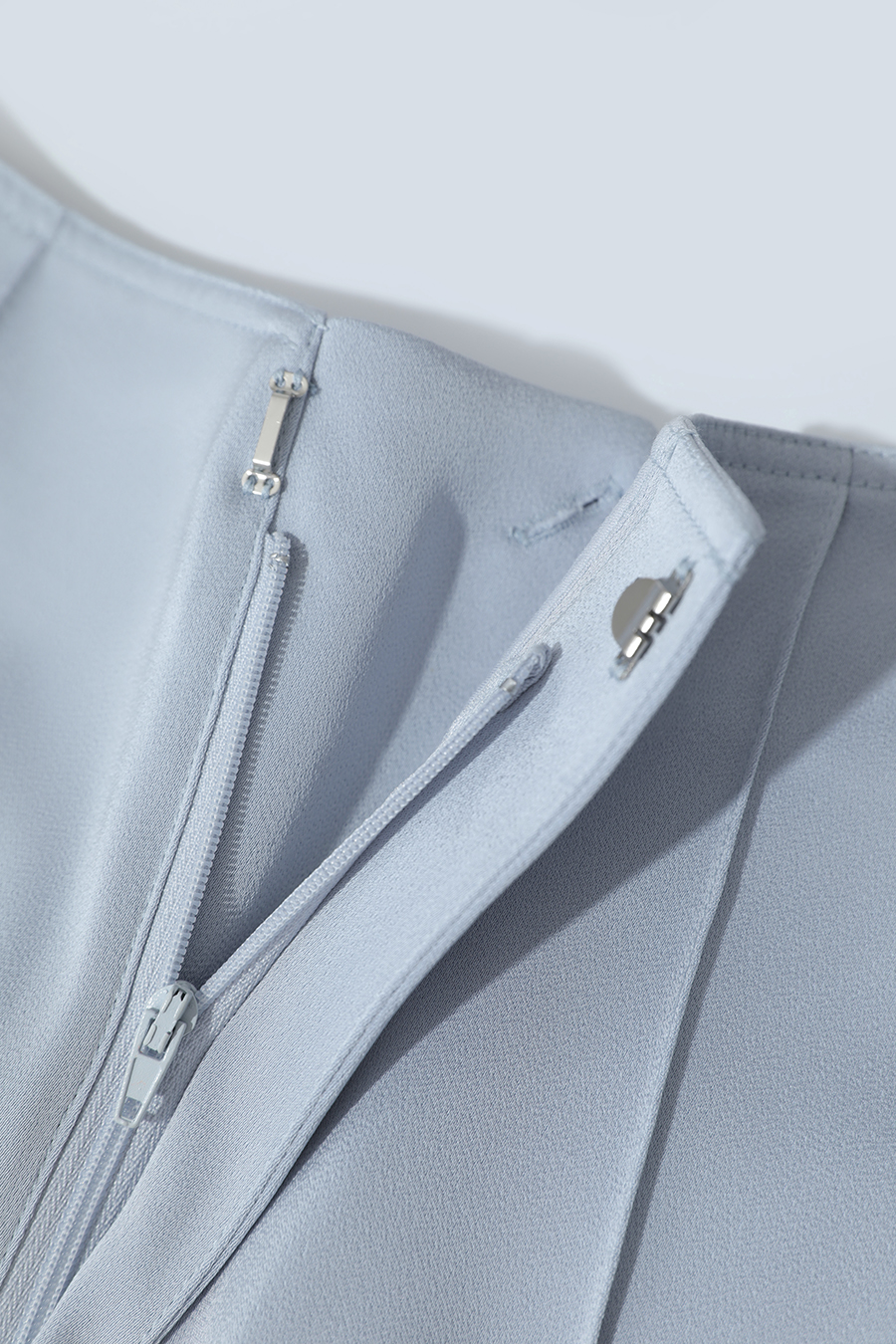 Satin Straight-Leg Casual Pants