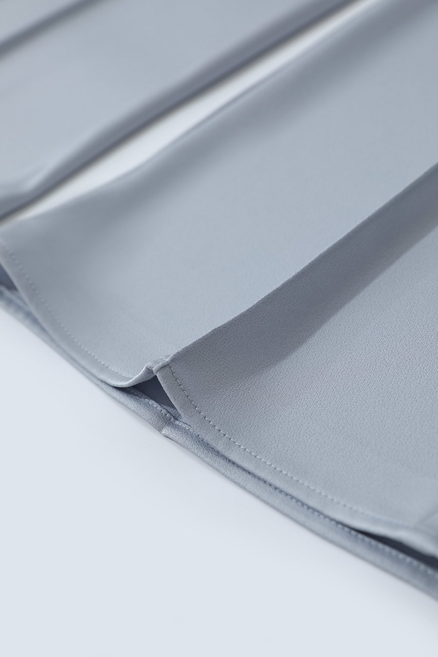 Satin Straight-Leg Casual Pants