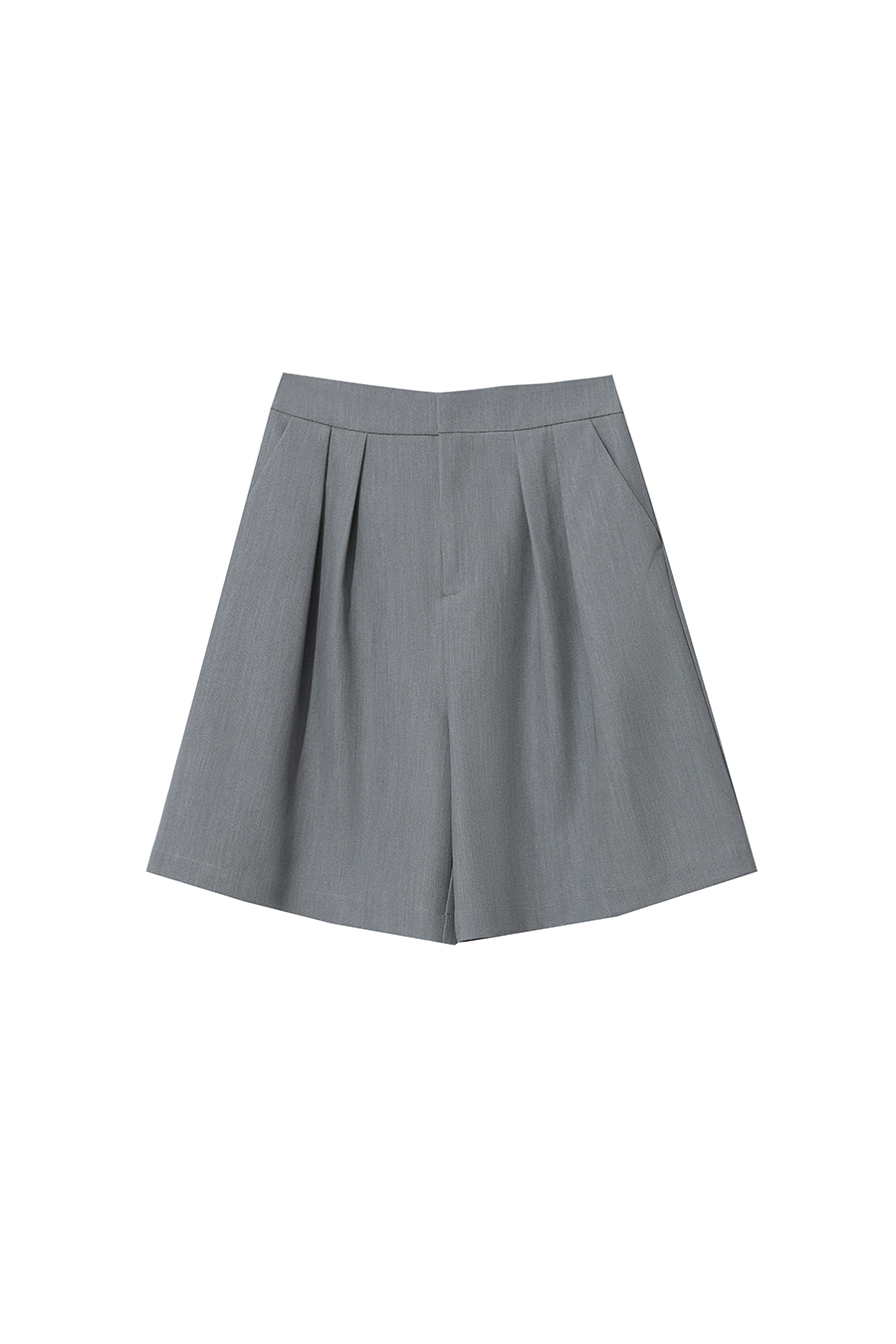 Gathered wide-leg casual shorts|AMII