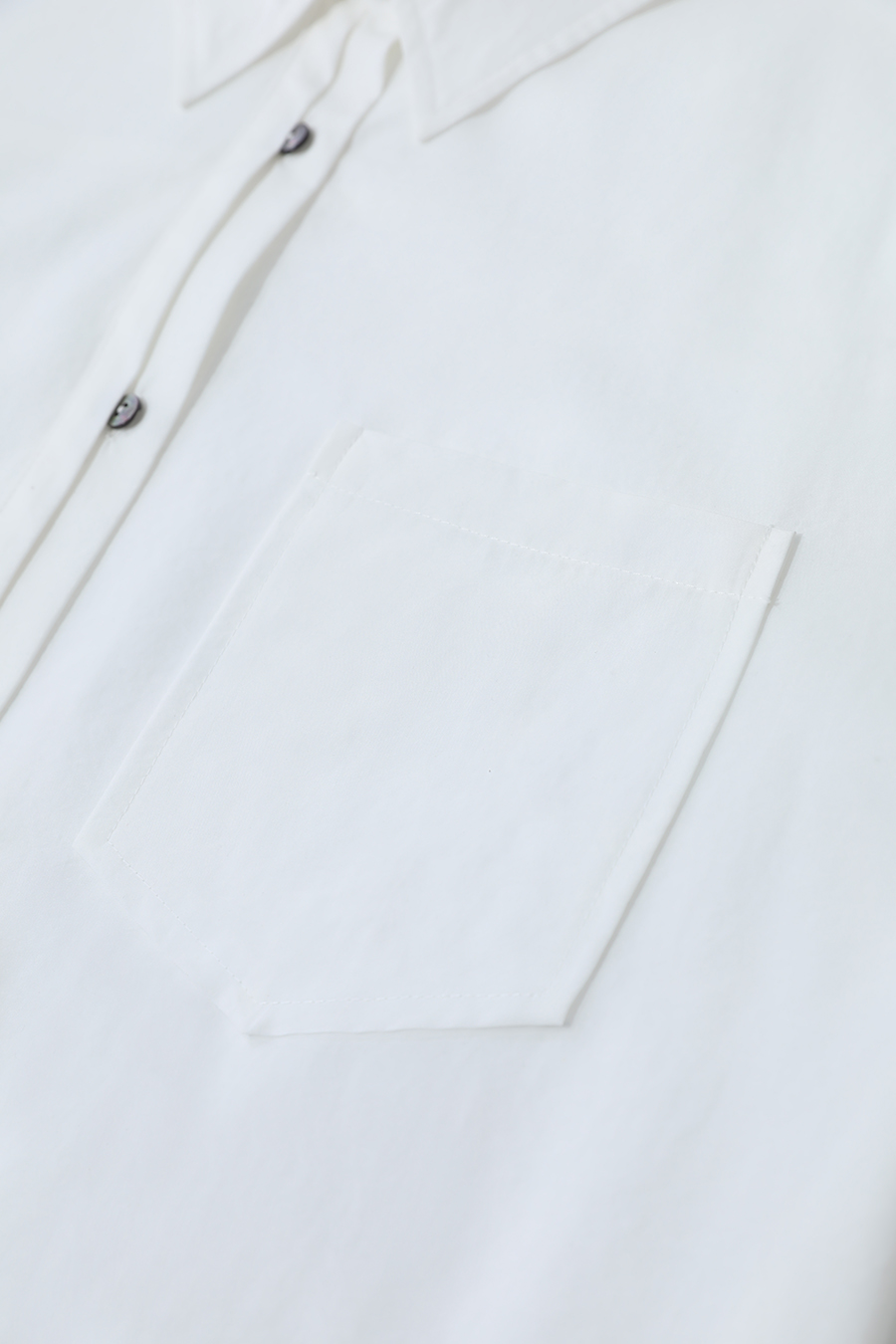 Back Neck Slit Drop Shoulder Shirt