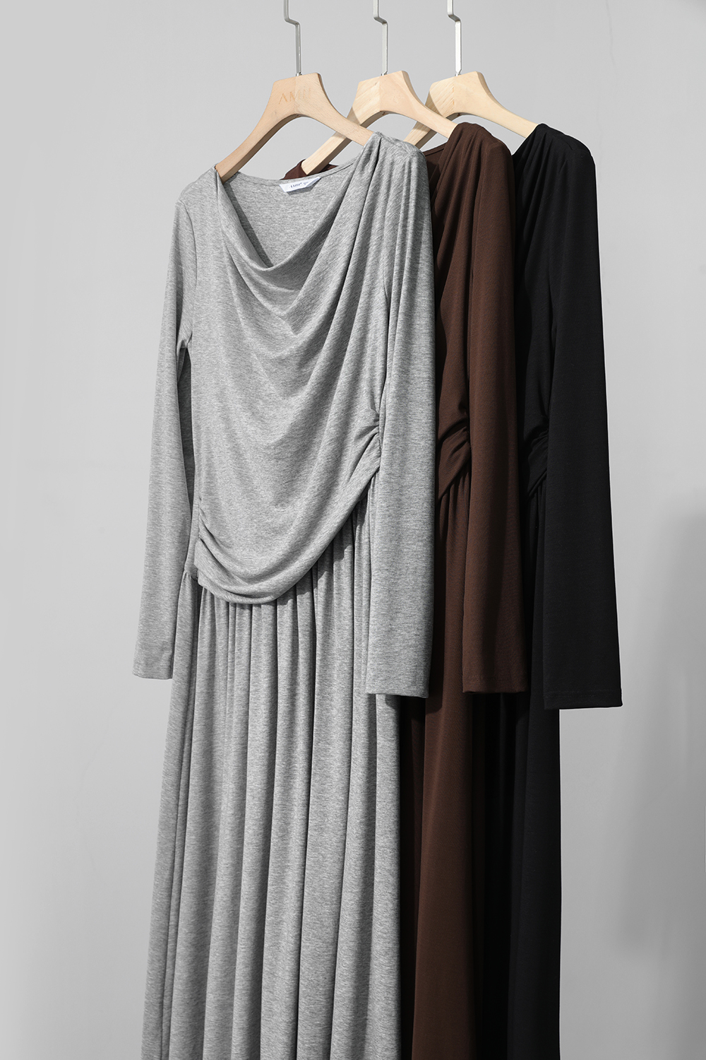 Swing Collar Waist Dress