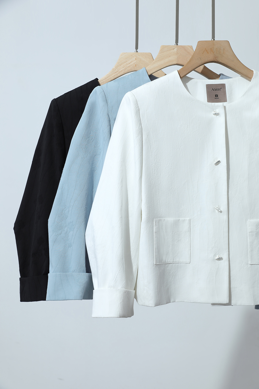 Lyocell Cotton Cropped Jacket