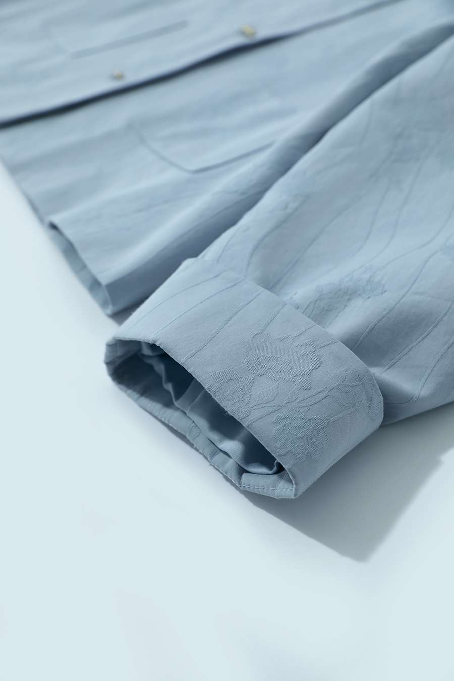 Lyocell Cotton Cropped Jacket