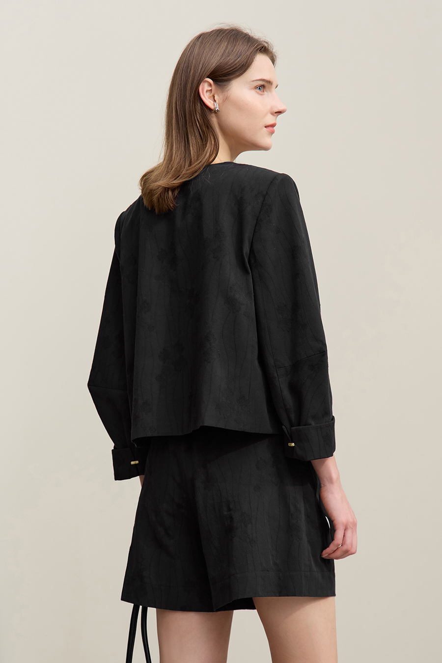 Lyocell Jacquard Shorts