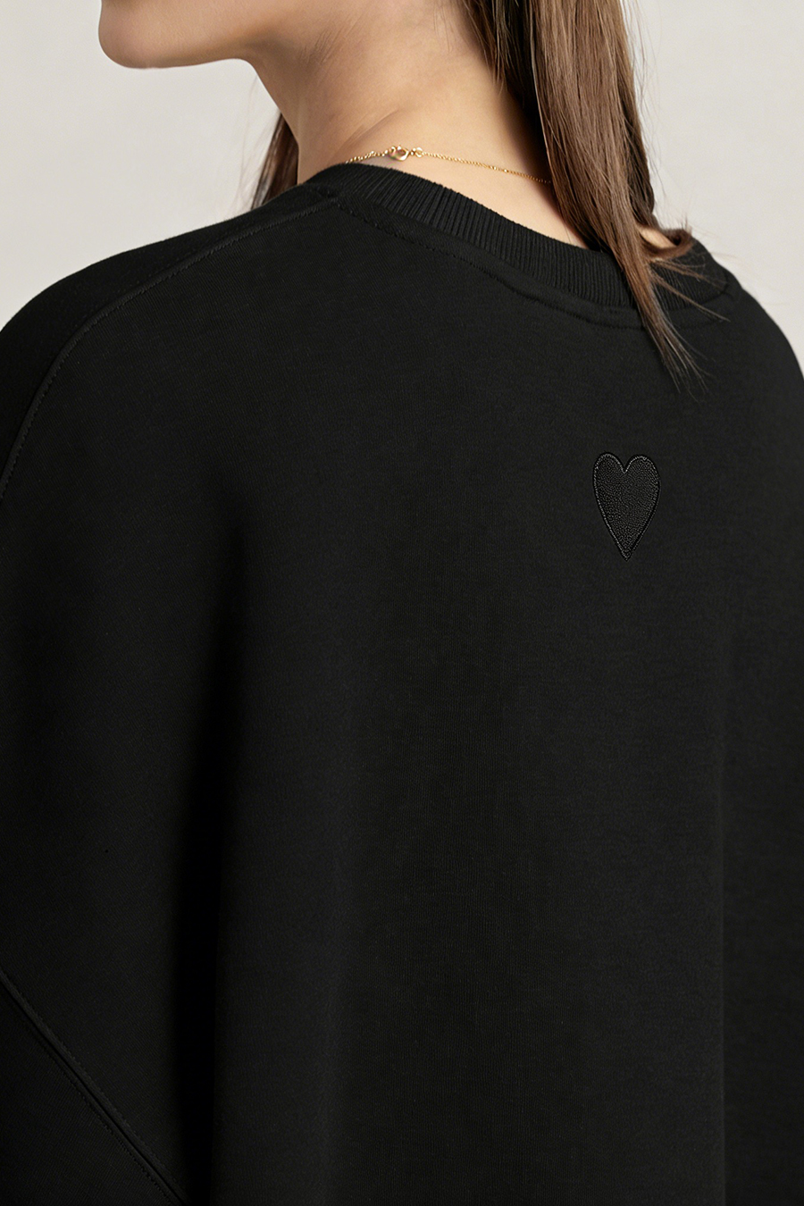 Drop-shoulder air-layer sweatshirt|AMII