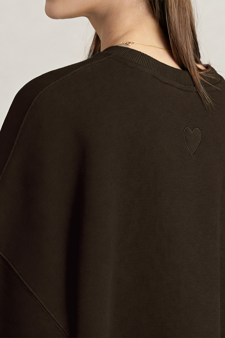 Drop-shoulder air-layer sweatshirt|AMII