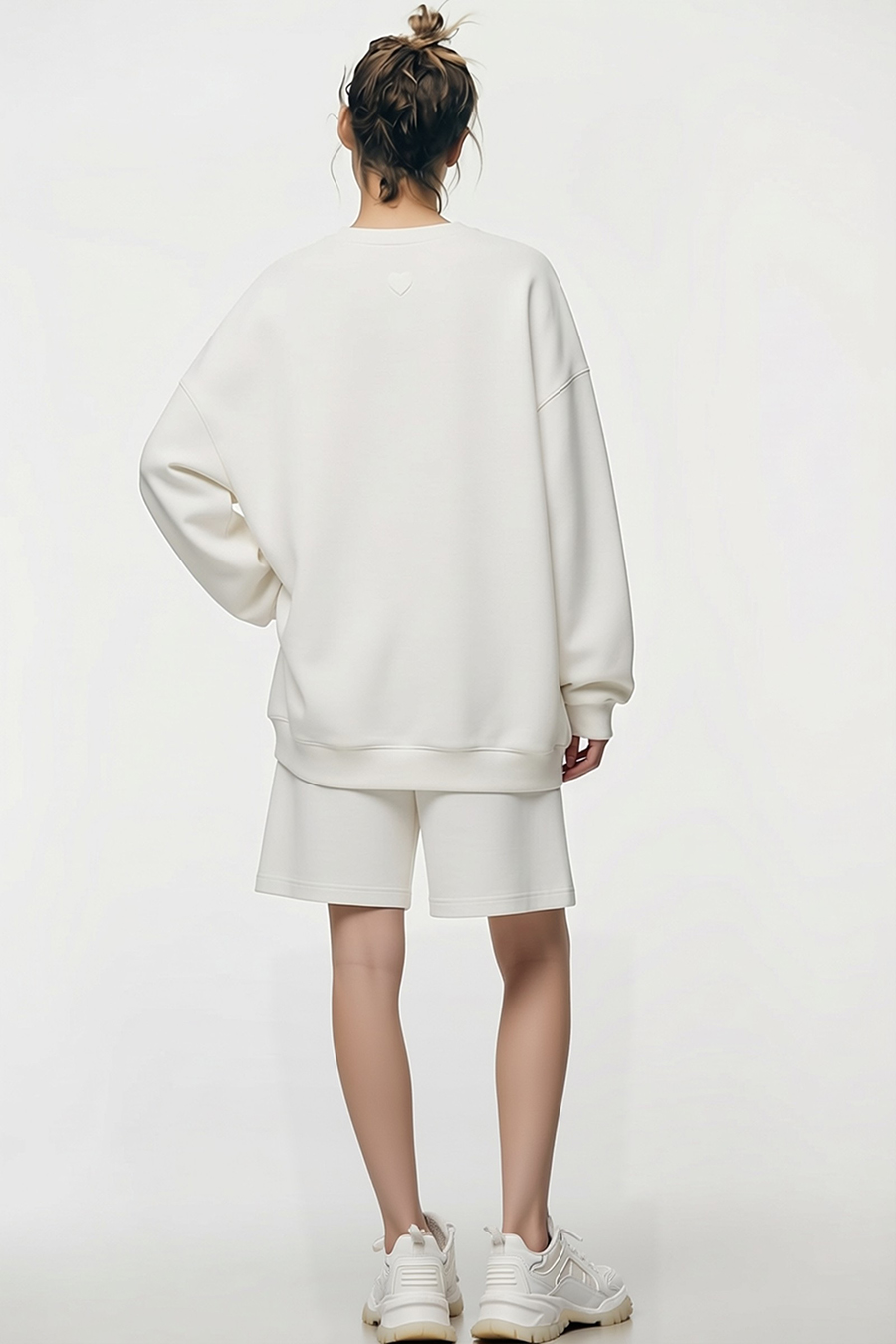 Drop-shoulder air-layer sweatshirt|AMII