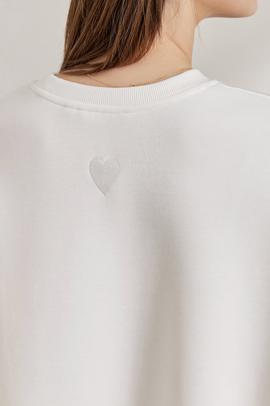 Drop-shoulder air-layer sweatshirt|AMII