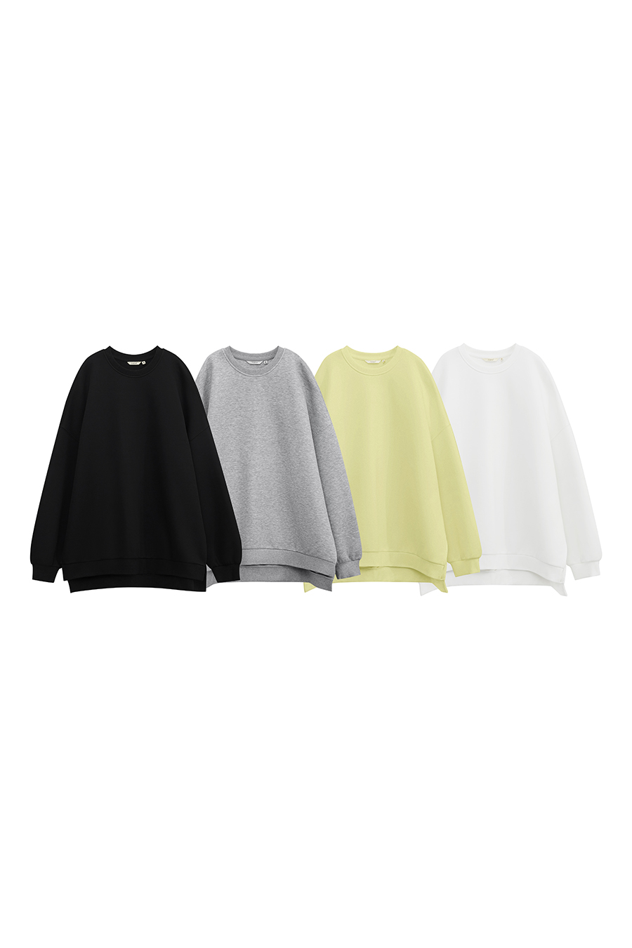 Drop-shoulder air-layer sweatshirt|AMII