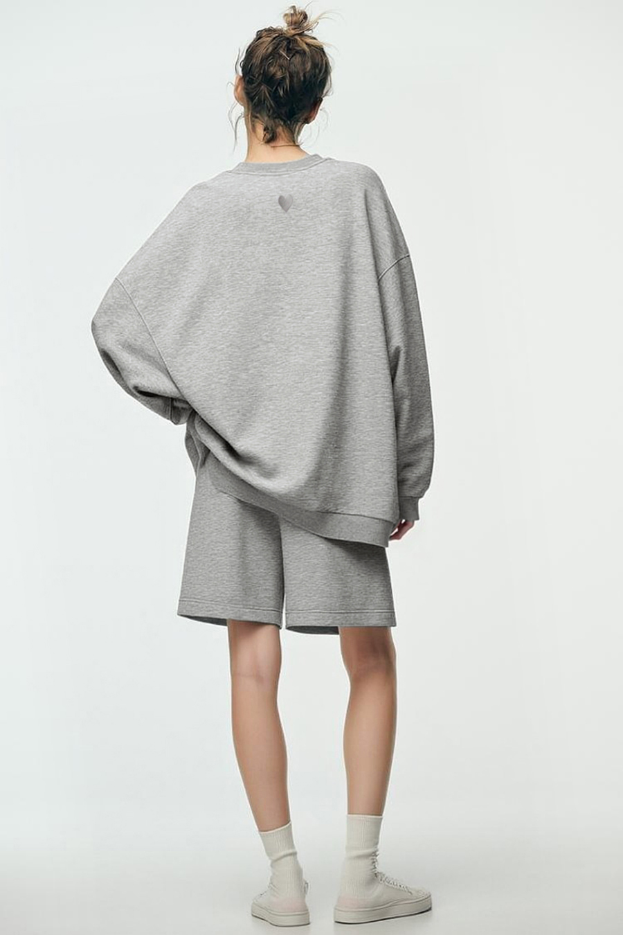 Drop-shoulder air-layer sweatshirt|AMII