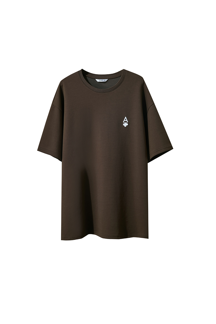 Embroidered air-layer knit tee|AMII