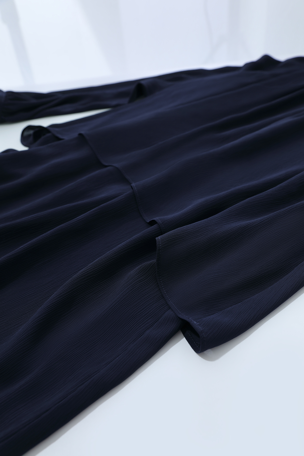 Chiffon Dress with Shunyu Crepe