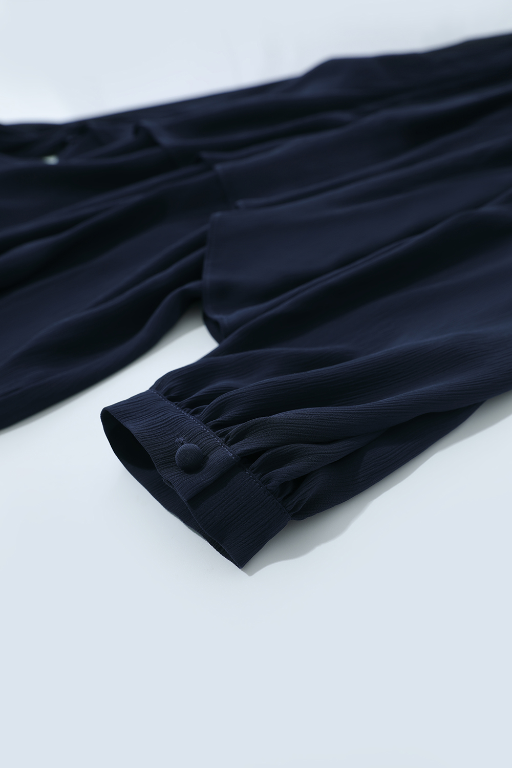 Chiffon Dress with Shunyu Crepe