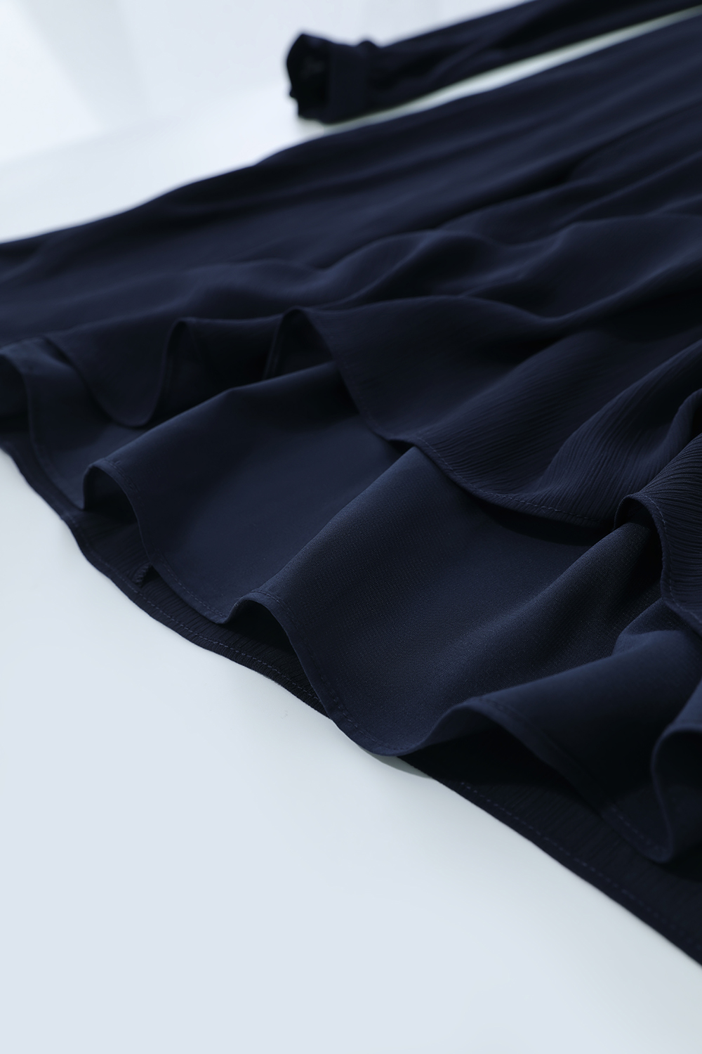 Chiffon Dress with Shunyu Crepe