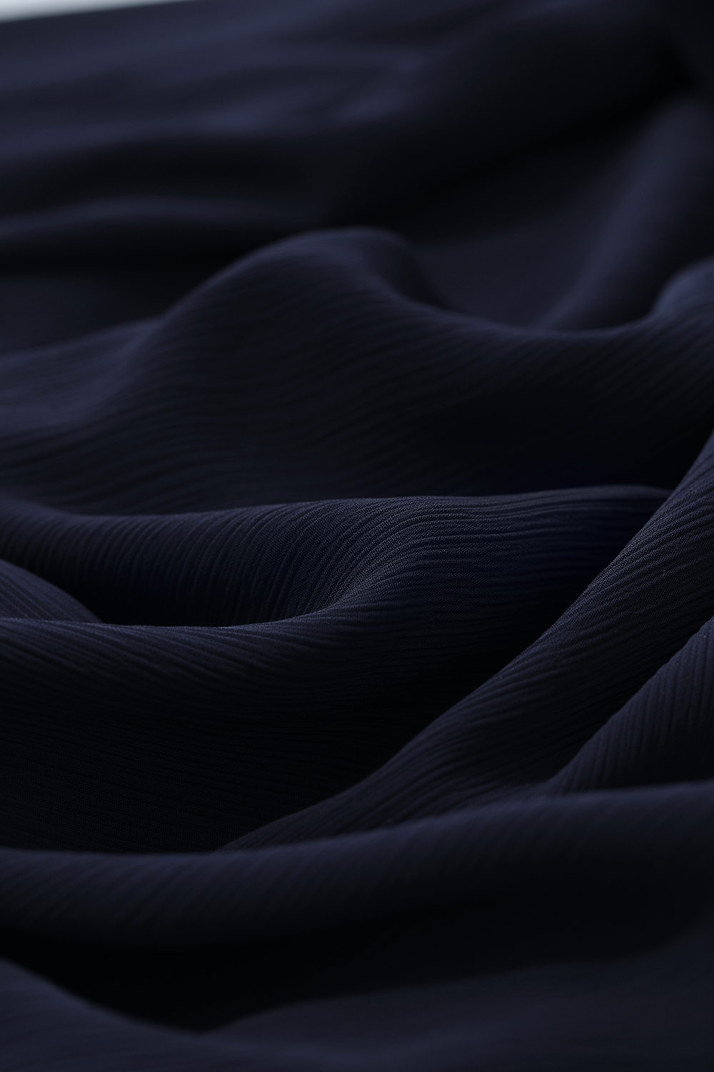 Chiffon Dress with Shunyu Crepe