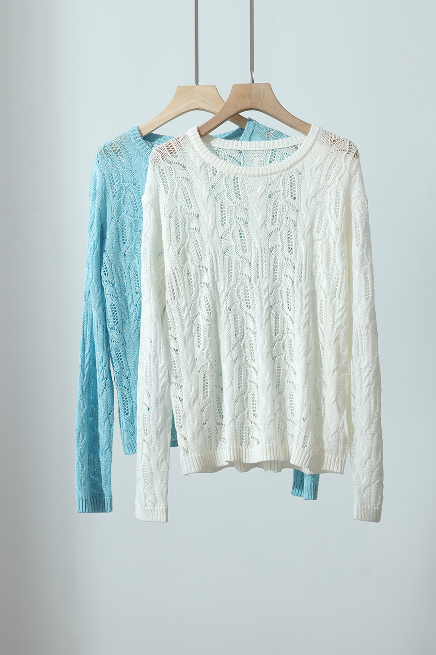 Hollow Floral Knitted Sweater