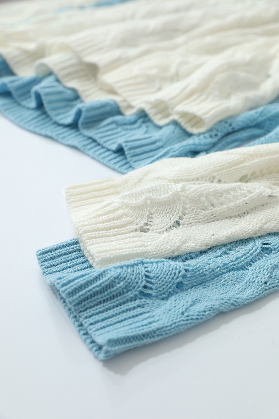 Hollow Floral Knitted Sweater