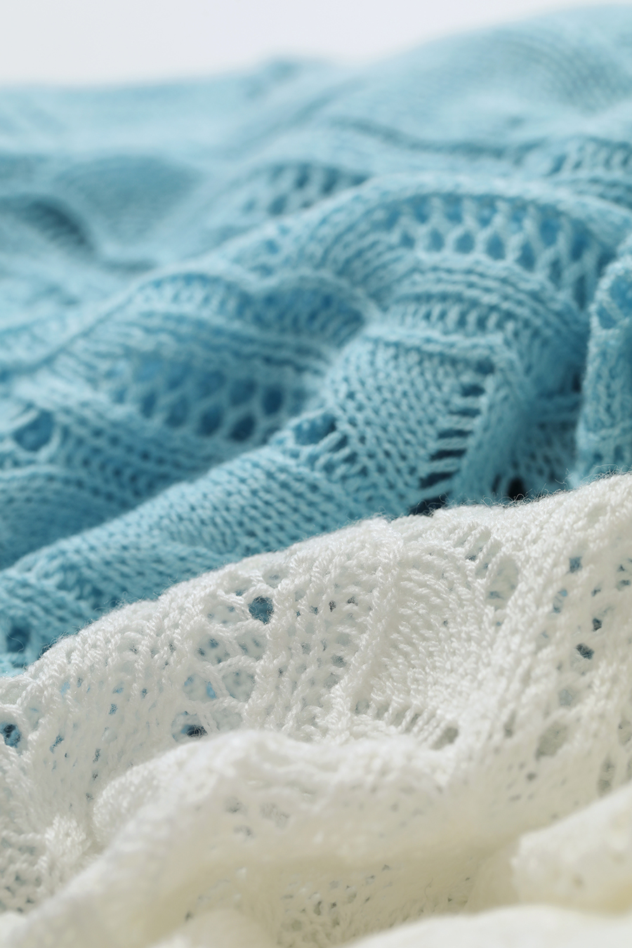 Hollow Floral Knitted Sweater