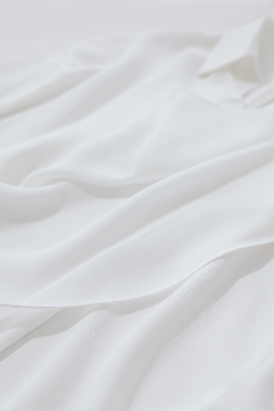 Lapel Lace Spliced Chiffon Blouse