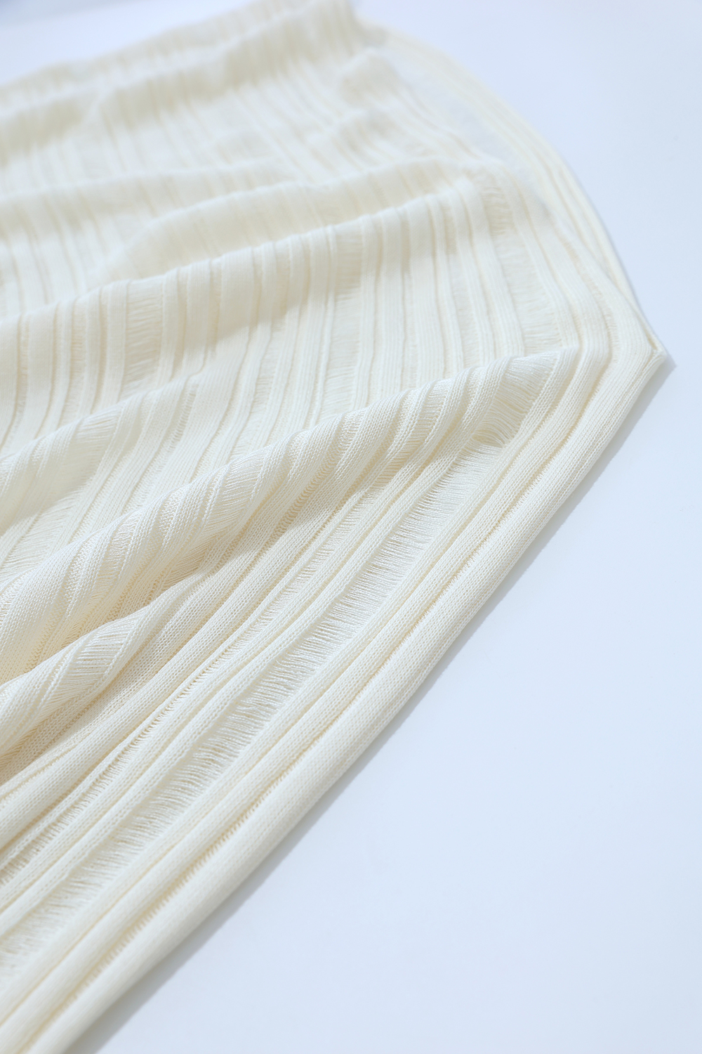 Hollow Stripe Knit Sweater