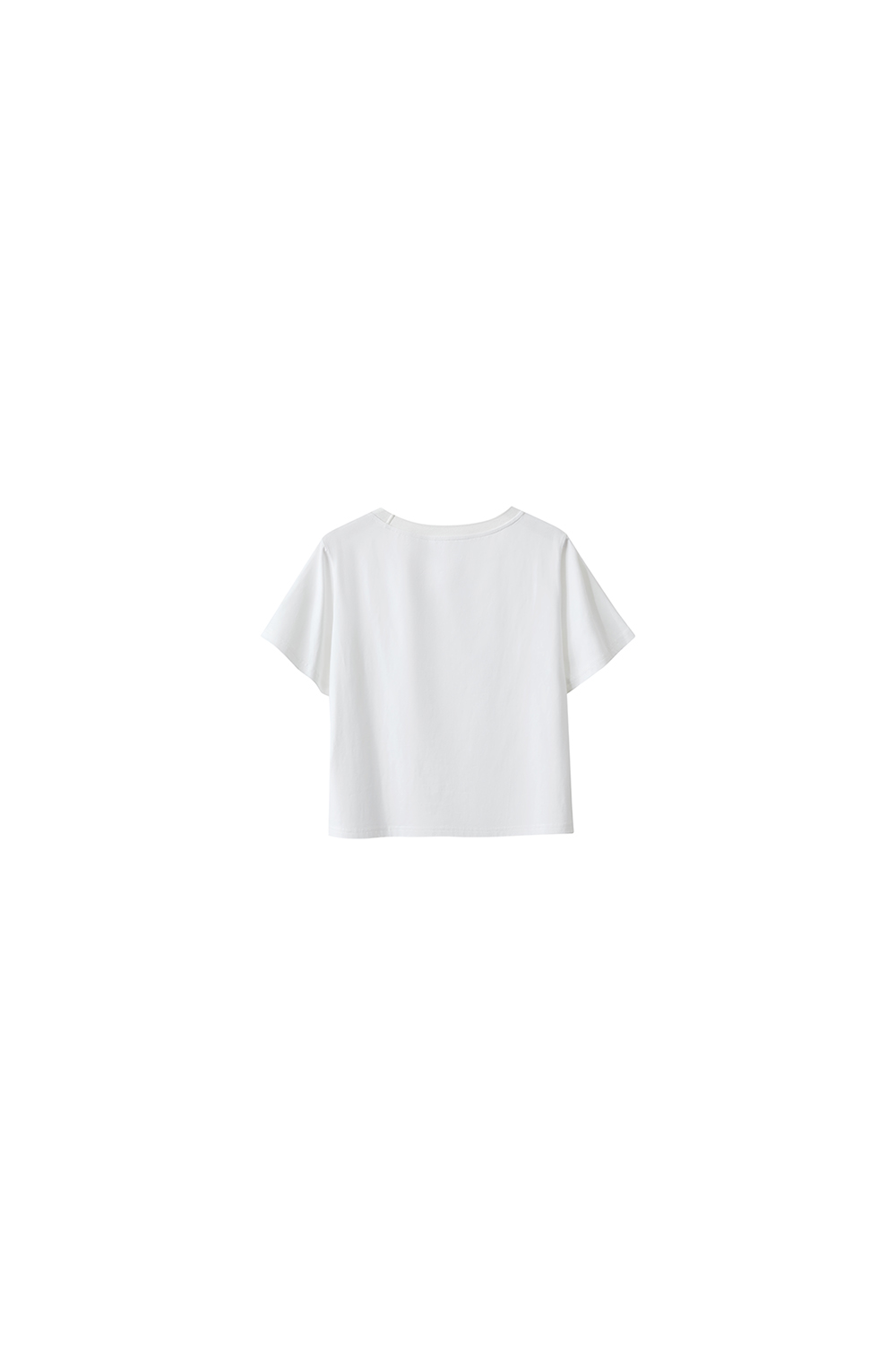 Letter Print Cotton T-shirt