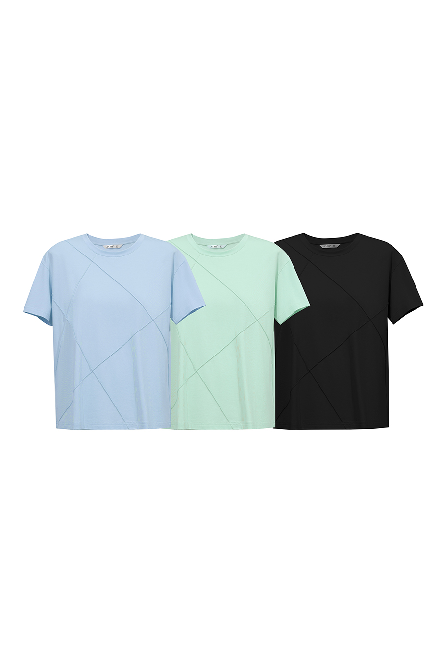 Pin Tuck Panel T-shirt