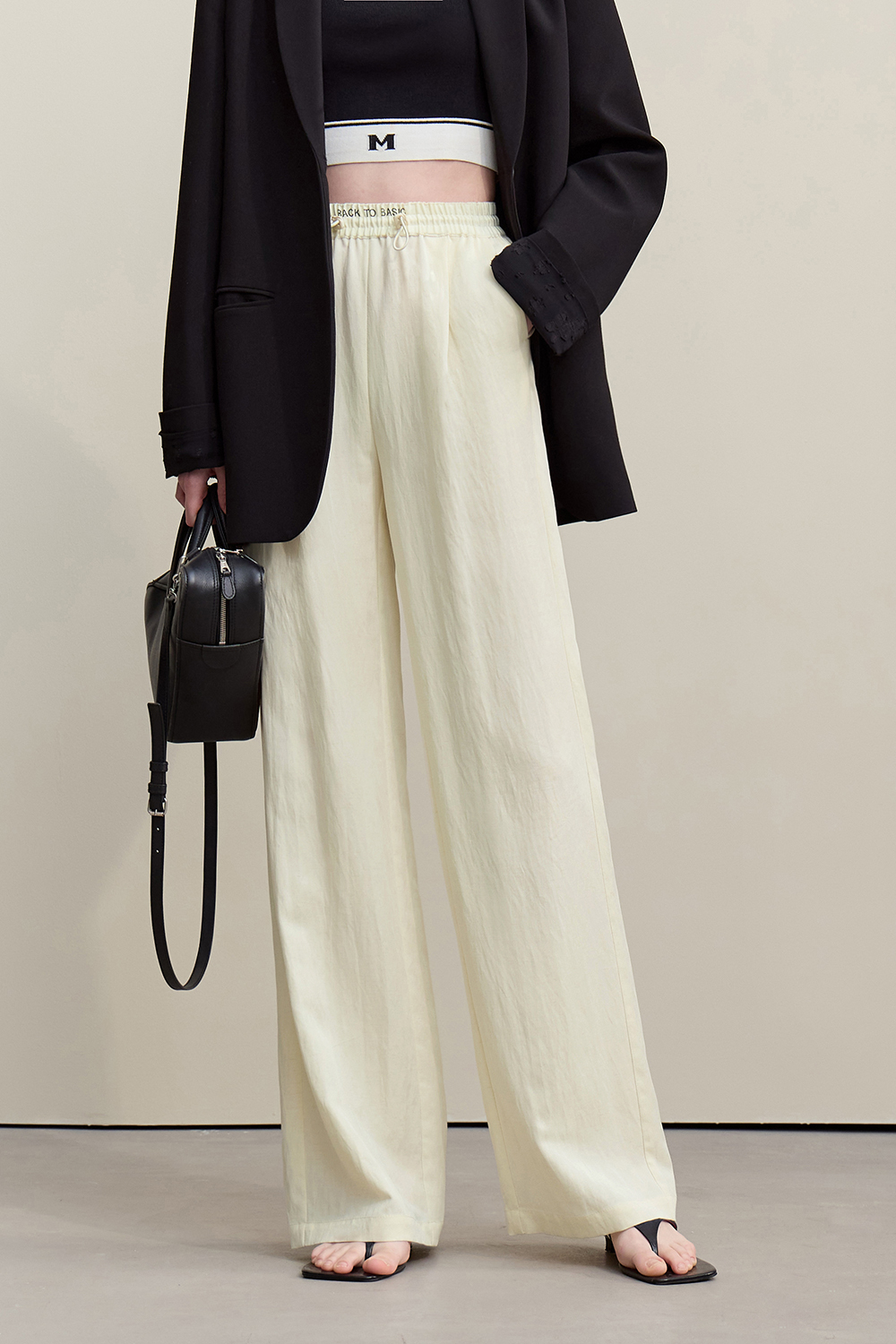 Print Wide Leg Casual Pants