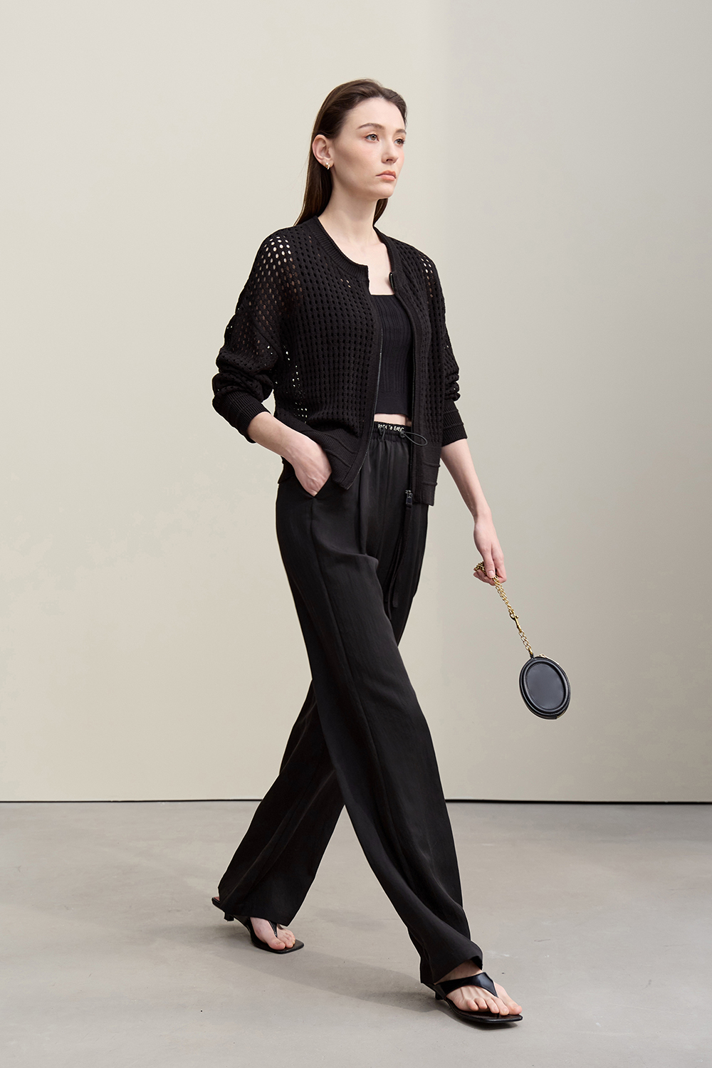 Print Wide Leg Casual Pants