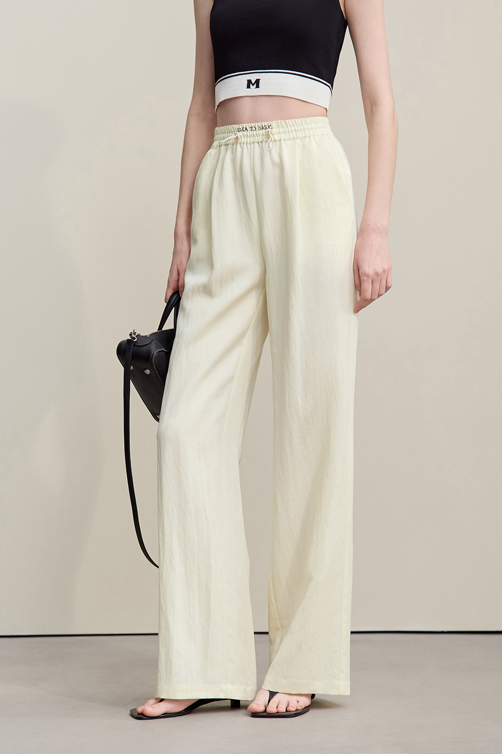 Print Wide Leg Casual Pants