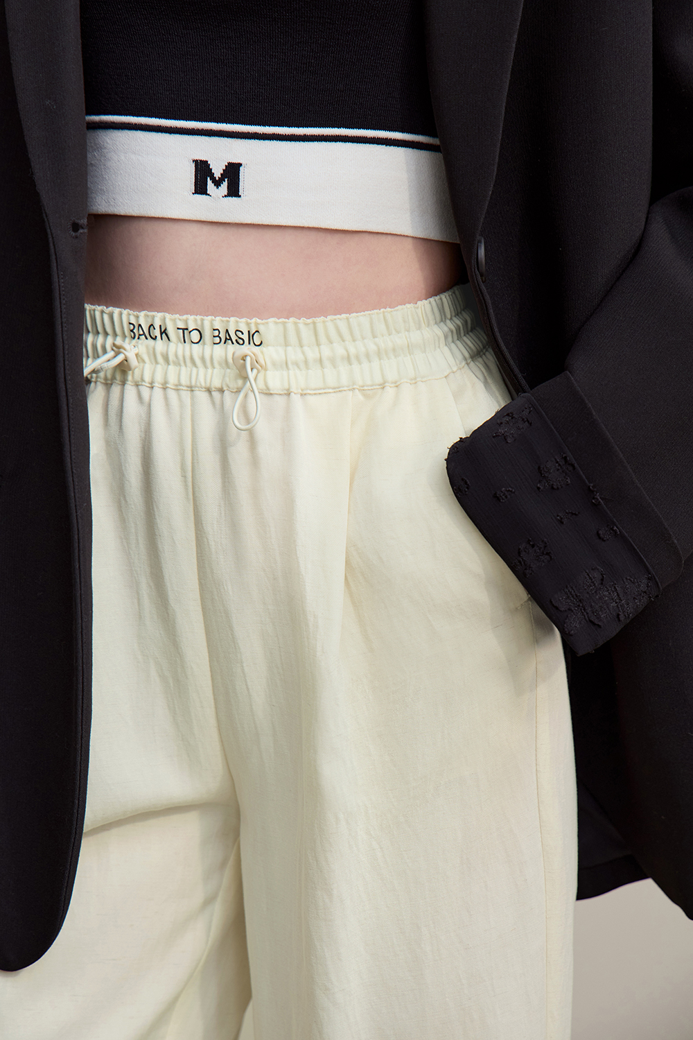 Print Wide Leg Casual Pants