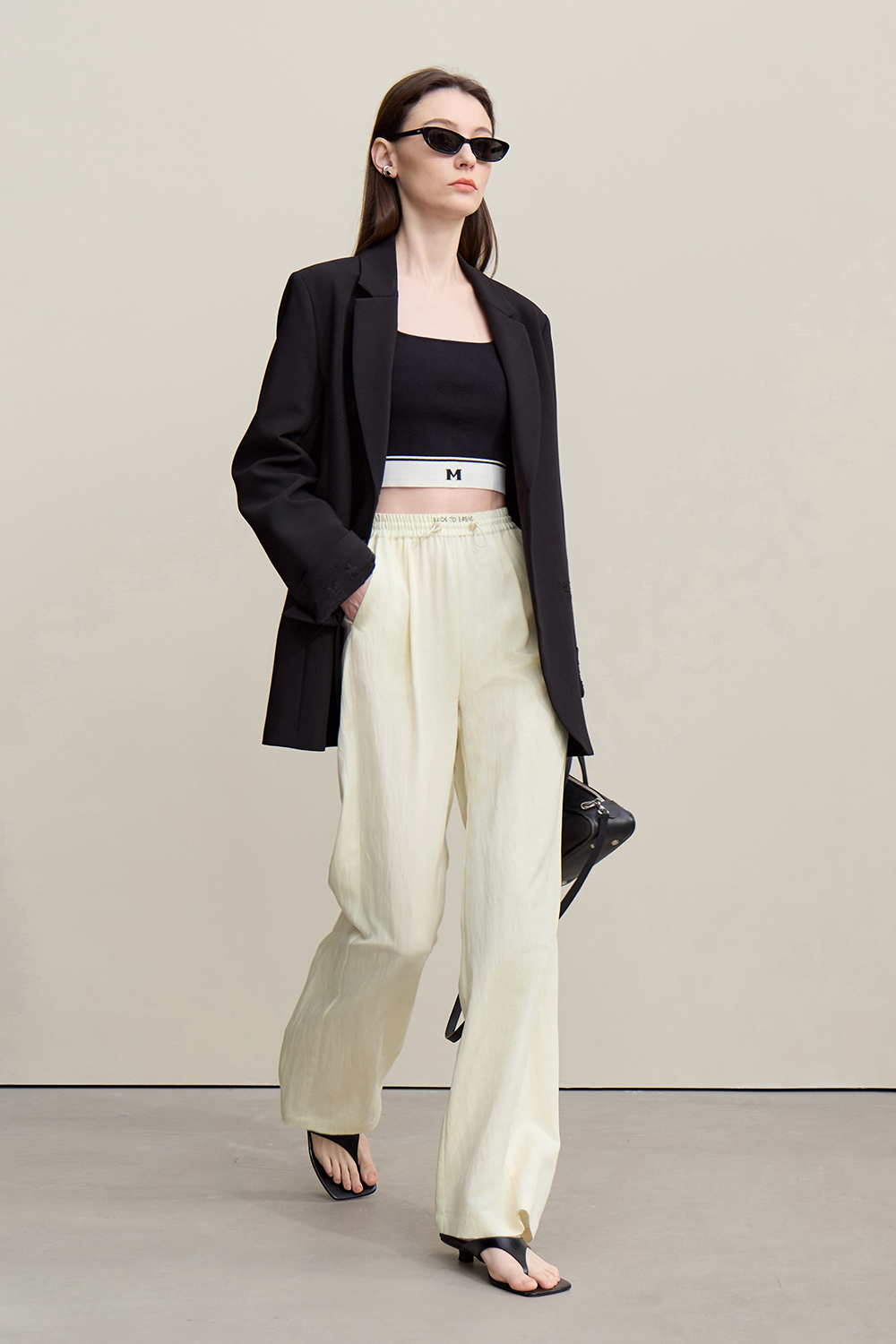 Print Wide Leg Casual Pants