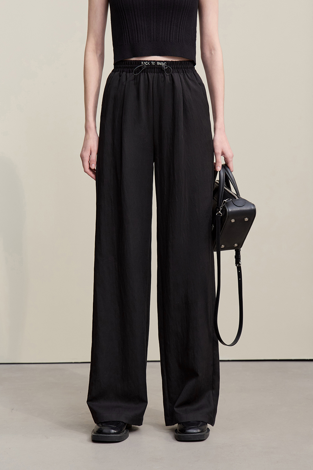 Print Wide Leg Casual Pants