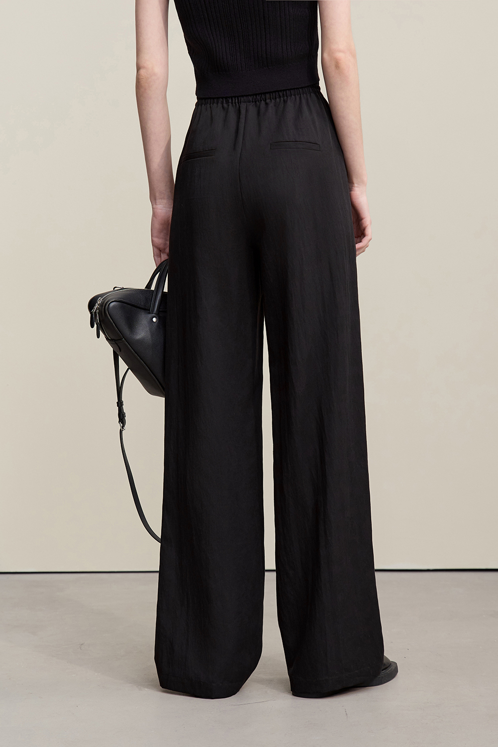 Print Wide Leg Casual Pants