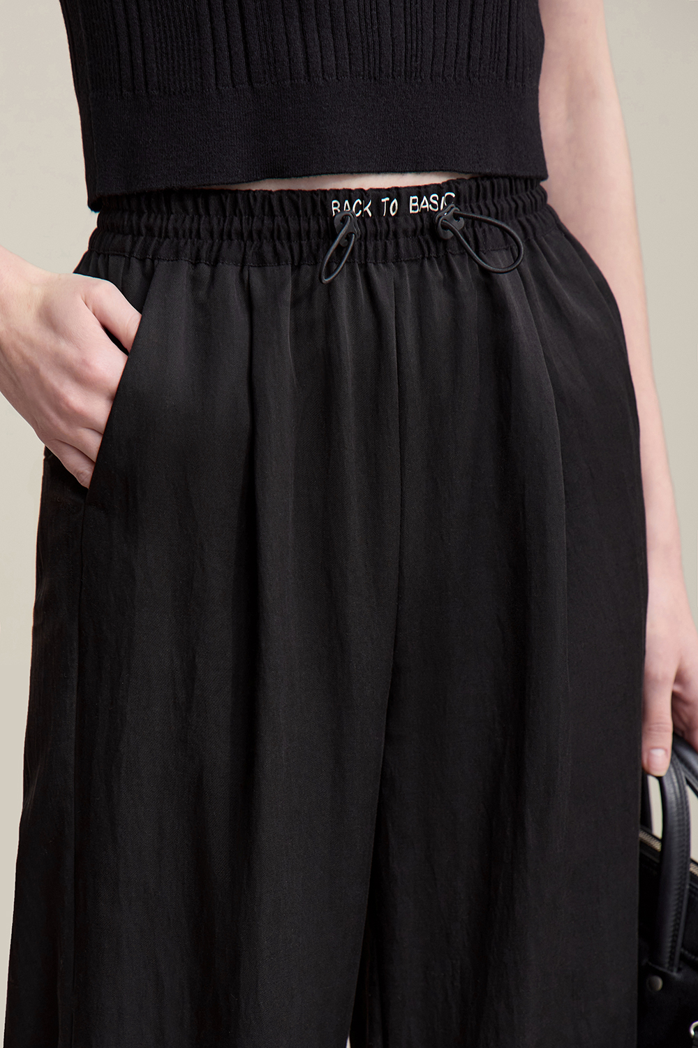 Print Wide Leg Casual Pants