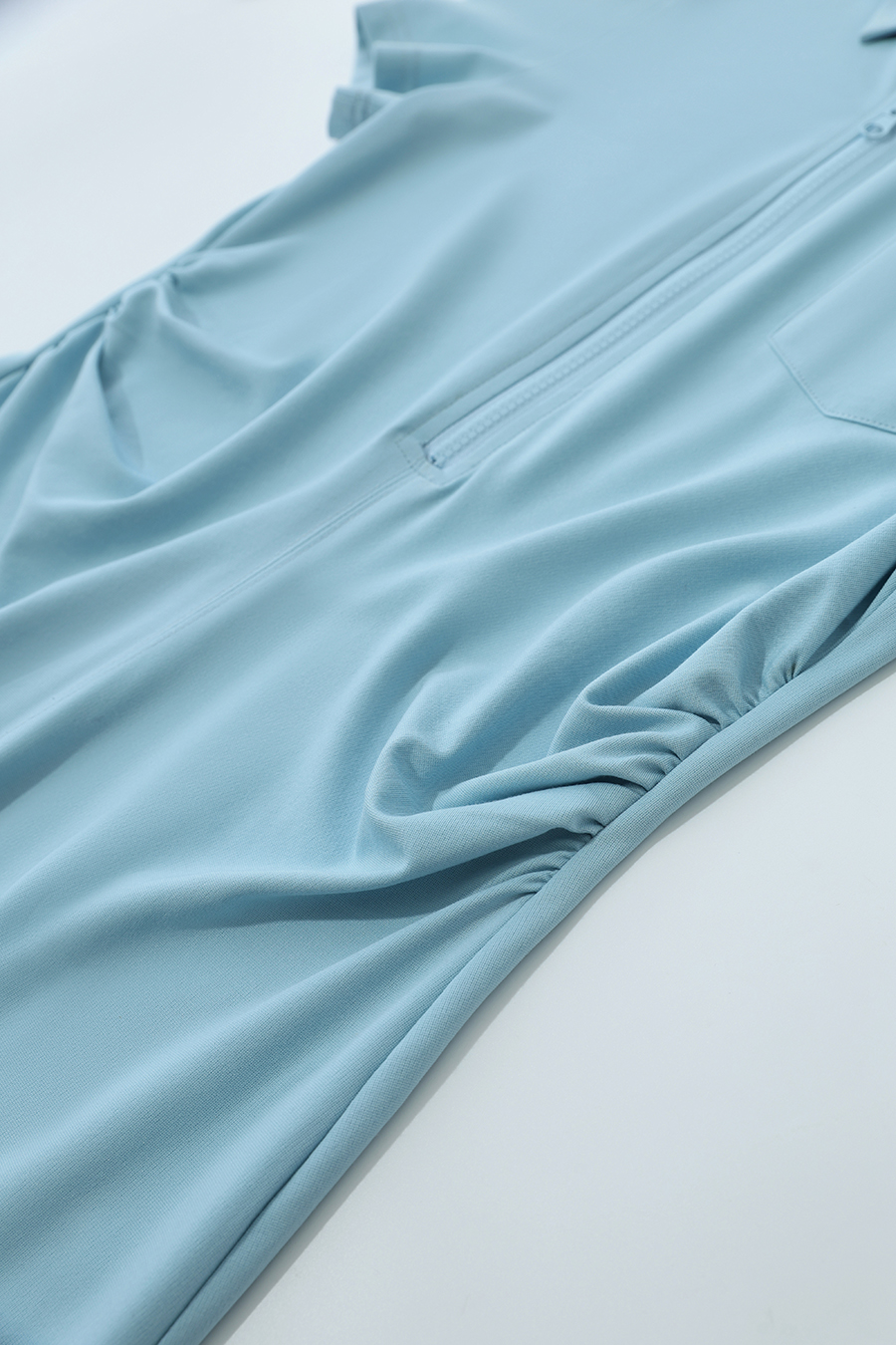 Collared Fitted Waist Dress|AMII