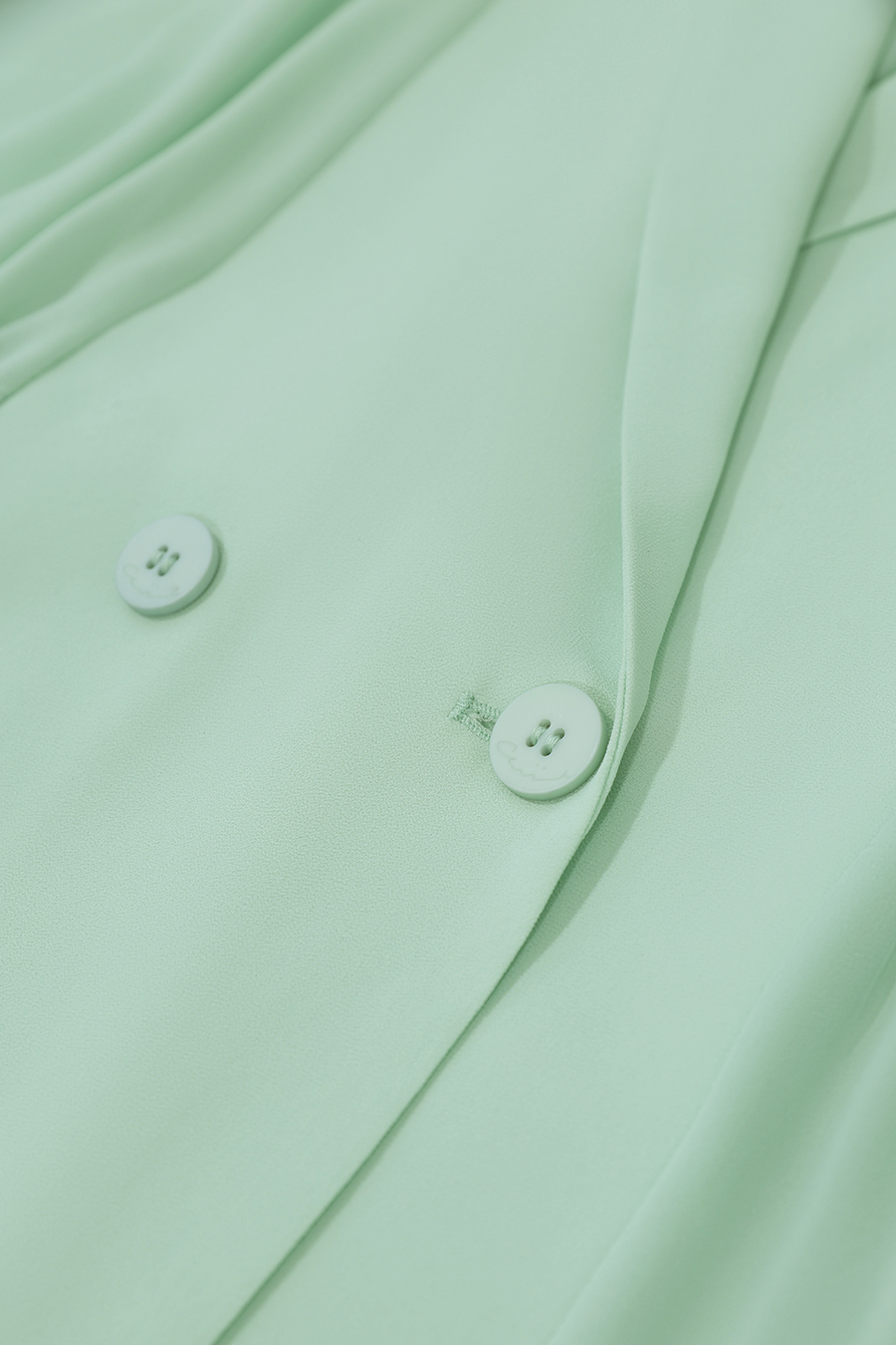 Lapel Collar Chiffon Blazer