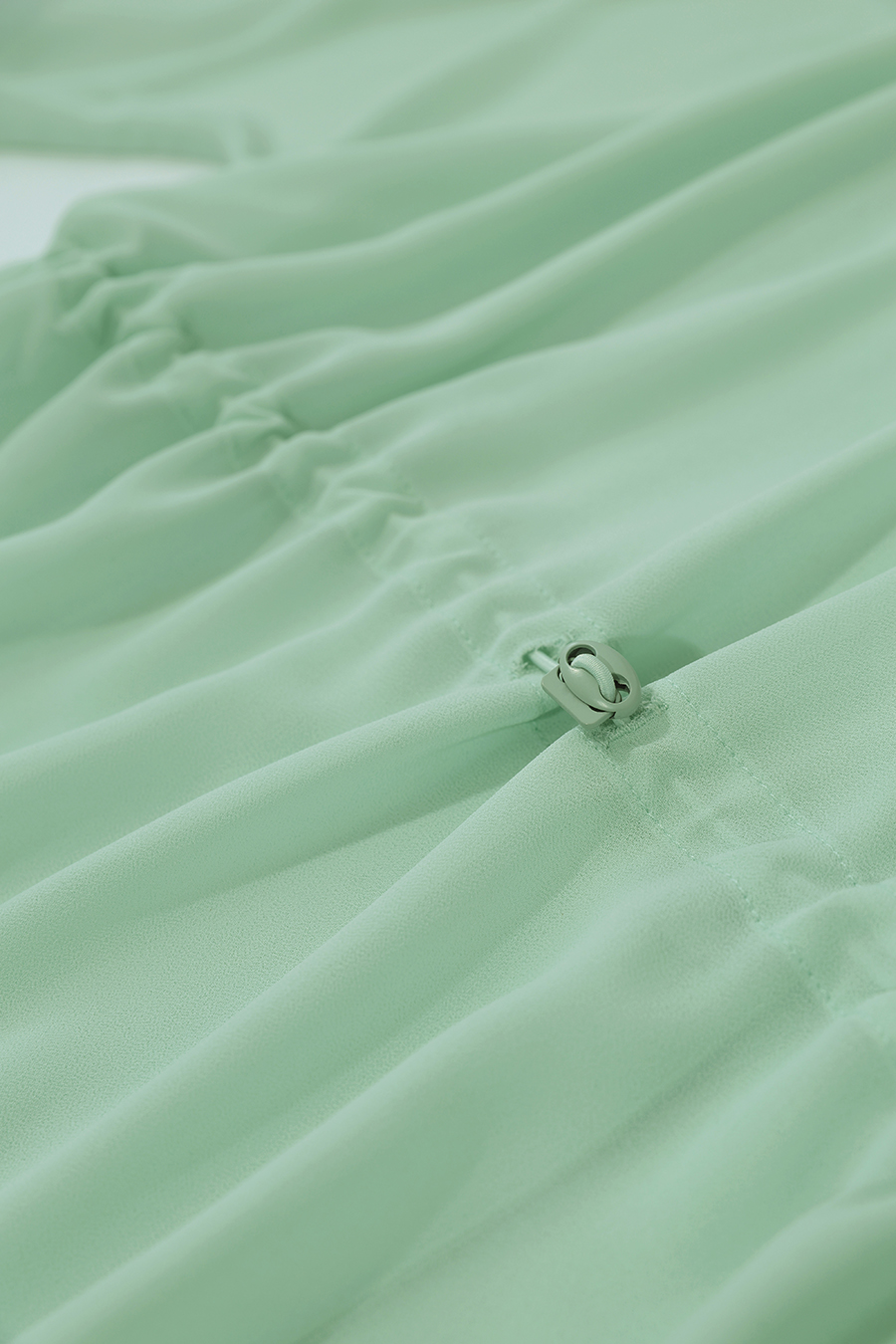 Lapel Collar Chiffon Blazer